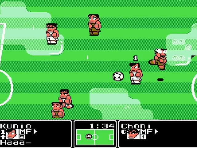KUNIO NEKKETSU SOCCER LEAGUE screenshot 3 for Famicom